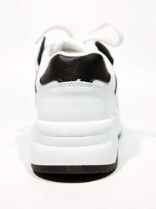 Sneakers bianche da donna alla moda del 2024, alla moda e popolari - nero - Visualizzare 7