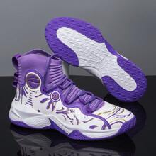 Modelo de Primavera e Verão 2024, Tênis esportivos casuais masculinos para corrida, basquete e salto, com sola de borracha antiderrapante, resistente ao desgaste e a ruídos, alta elasticidade, absorção de choque, sola em formato de pipoca, em dois tons com materiais de couro sintético e respiráveis, estilo completo com ajuste semelhante a meias