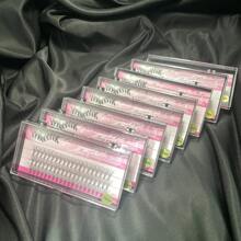 Wimpernlitze, 60 Stücke Individuelle Wimpernkranzbündel Diy Wimpernverlängerung 8-15mm Wimpernkranzliter Wispy Wimpern Super Dünner Band Wiederverwendbar