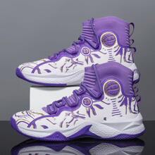 Modelo de Primavera e Verão 2024, Tênis esportivos casuais masculinos para corrida, basquete e salto, com sola de borracha antiderrapante, resistente ao desgaste e a ruídos, alta elasticidade, absorção de choque, sola em formato de pipoca, em dois tons com materiais de couro sintético e respiráveis, estilo completo com ajuste semelhante a meias