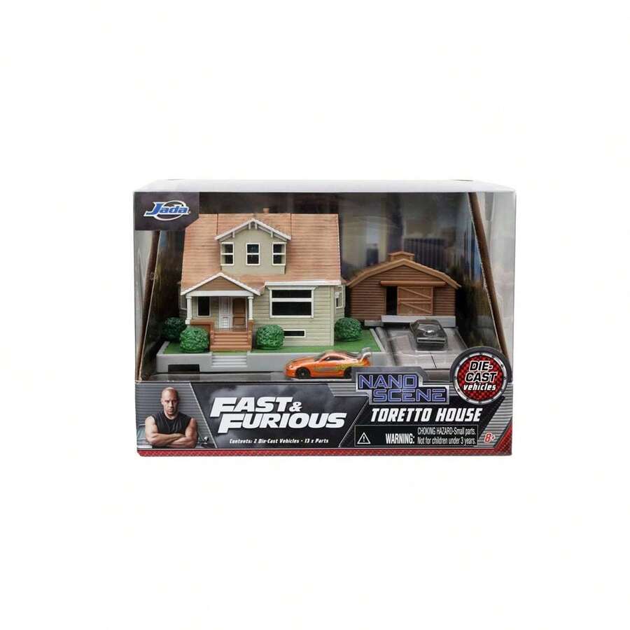 Fast & Furious Casa/Garaje Toretto con 2 nano vehículos (Smoby 253203081) ✅ Entrega 24/48h a España (península) - Multicolor - Ver 1
