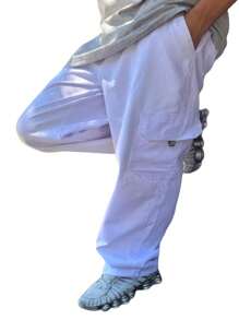 Men Pants - trắng - Xem 2