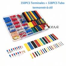 Terminales Aisladas Conectores Para Cable Eléctrico 678pcs Cumple con todos los estándares eléctricos, perfecto para aplicaciones domésticas y automotrices. Ya sea que esté trabajando en su cable automotriz, hogar o proyecto científico, nuestro conector de crimpado de aislamiento eléctrico garantizará que todo se una correctamente - Multicolor - Ver 2