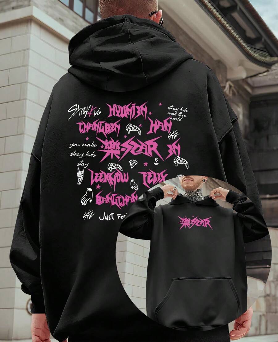 Men Hoodies - màu đen - Xem 1