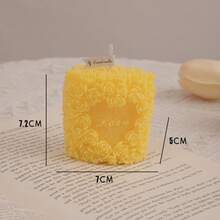 Nến thơm bóng thêu hoa hồng, màu trắng, món quà sinh nhật lãng mạn, hoàn hảo cho quà cưới và lời tỏ tình - Nhiều màu - Xem 8