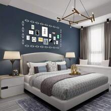 10pcs Acrylic Mirror Wall Stickers,Mirror Wall Decals,DIY Hollow Mirror Wall Decor,Self Adhesive Mirrors Stickers For Home Decoration - Multicolor - View 11