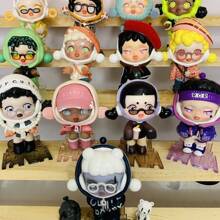 Skullpanda Cat Bear Hot Blind Box Purple Cool Action Figure Doll Figure New Decoration - Multicolor - View 8