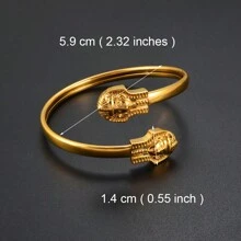 1pc Ancient Egyptian Symbol Ankh Egyptian Pharaoh Tutankhamun Bracelets Amulet Africa Jewelry Banglets For Women Girl