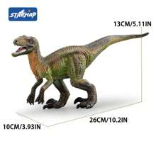 [Tem certificado infantil] Brinquedo modelo de dinossauro realista, estatueta de animal selvagem, brinquedo sensorial e presente de festa, adequado para decoração de quarto de crianças ou meninas e meninos