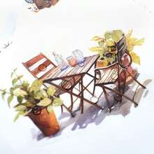 20Sheets City Building Style Aesthetic Sticker Book A5 Pre-Cut Matte PET Washi Stickers For Scrapbooking Journal Diary Decoration - City Party - View 6