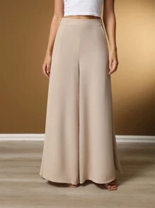 Women Pants - Apricot - View 1