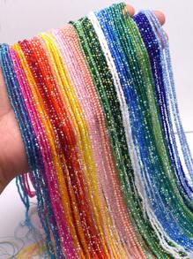 2x2.5mm 10 Strands Random Color Small  Waist Beads For Jewelry Necklace Earring Making  Accessories