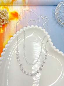 Women Necklace Sets - 金色 - 查看 4