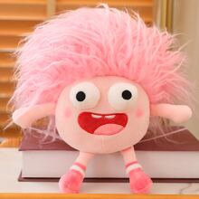 Pop-Eyed Crazy Kid Plush Stuffed Doll - Multicolor - View 12