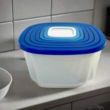Lexi Home Square 14-Piece Plastic Food Storage Container Set