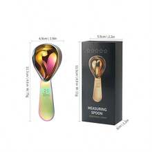 1pc Stainless Steel Coffee Spoon Measuring 15/30ml For Ground Coffee And Oatmeal School Supplies - Multicolor - View 17