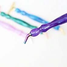 New Resin Diamond Painting Pen,Diamond Art Pen With Purple Multifunctional Metal Screw Thread Tips, 5D Diamond Painting Tool Accessories For Diamond Painting Nail Art Cross Stitch Decoration Diamond Art - Multicolor - View 10