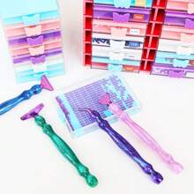 New Resin Diamond Painting Pen,Diamond Art Pen With Purple Multifunctional Metal Screw Thread Tips, 5D Diamond Painting Tool Accessories For Diamond Painting Nail Art Cross Stitch Decoration Diamond Art - Multicolor - View 3