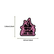 50pcs Black & Pink Gothic Skull Floral Rose Graffiti Stickers, Personalized Decals For Guitar, Notebook, Luggage, Laptop, Motorcycle, Skateboard