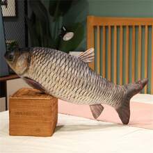Plush Stuffed Simulated Freshwater Fish Doll, Soft Fluffy Carp, Crucian Carp, Grass Carp, Bighead Carp Plush Doll, Home Decor, Birthday/Christmas Gift - Multicolor - View 23
