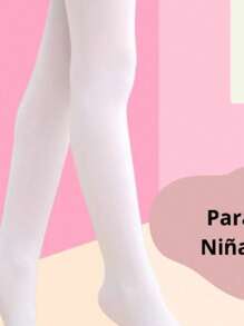 3 Mallas para Niña color blanco y piel 100% Algodon - Multicolor - Ver 1