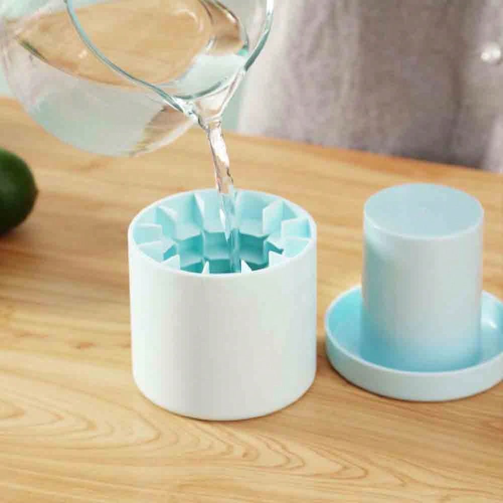 Silicone Ice Cube Tray, DIY Mini Round Cylinder Shaped Ice Cube Maker