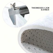 1 件现代“Bless This KITCHEN”印刷彩色条纹木纹图案厨房垫，吸水快干地毯，适合派对、家居装饰、室内入口垫，厚实柔软的厨房地垫，防滑，易于清洁 - 彩色 - 查看 11