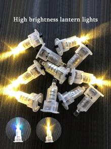 LED燈籠電子蠟燭，適用於紙燈籠，暖黃色多彩高亮度電子蠟燭，適用於DIY手工製作紙燈籠，適用於萬聖節和中秋節 - 多色 - 查看 3