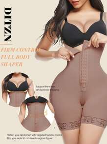 DITZN Strong Waist Shrinking Abdominal One-Piece Shapewear Buttocks Pants Postpartum Repair Artifact Corset Pants