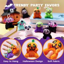 SYNCFUN 28 PCS Halloween Mini Plush Toy Assortment With 7 Halloween Characters, Mini Halloween Plush Toy For Halloween Party Favors, Goodie Bag Fillers