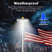 Flag Pole Light Solar Powered Spotlight,26 LED Solar Flag Pole Light For Most 15 To 25 Ft In-Ground Flag Pole, IP65 Waterproof,12 Hour Dusk To Dawn Auto On/Off, Top Mounted Flag Pole Solar Light Outdoor, Spectacular Aurora Lighting On Outdoor Pole Top,Longest Lasting, Outdoor Garden Lighting For Pathway, Yard, Patio