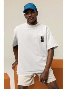 Men T-Shirts - 白色 - 查看 2