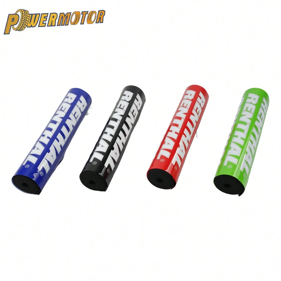 PowerMotor 摩托車抵抗輪式泡沫胸甲，海綿胸甲，抵抗輪式手把保護器適用於手把墊自行車摩托車，跨胸護甲握把保護器，適用於CRF YZF RMZ DRZ WRF越野摩托車 - 均碼 - 查看 1