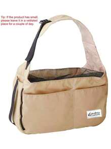 EdenPetz 大型宠物背带包，承重8公斤，透气轻便，防刮面料，适用于猫狗 - 彩色 - 查看 7