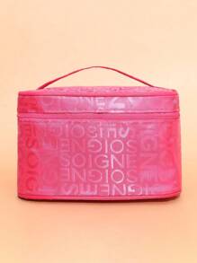 1PC Portable Makeup Travel Bag, Toiletries Storage Bag, Cosmetics Storage Bag, Women's Makeup Bag, Makeup Bag With Zipper Closure, Women's Day Gift Makeup Bag Waterproof, Space Saving Storage Bag For Home Use, For Lipstick, Brush, Skincare, Mobile Phone, Coin, Small Items, For Home, Gift, Vacation And Festival Halloween Christmas Multifunctional Use,Boho Vibes,For Holiday Beach, Bathroom Collection, Bedroom Collection, Large Capacity - Multicolor - View 9