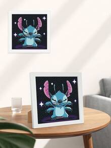 Pintura de diamante de caricatura sin marco, decoración de bordado de diamantes hecha a mano DIY para exhibición en el hogar, 1 juego - Multicolor - Ver 4