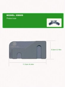 Ps5/ps4遊戲手柄支架,可懸掛桌底便攜式存儲架,遊戲外設配件 - 黑色 - 查看 4