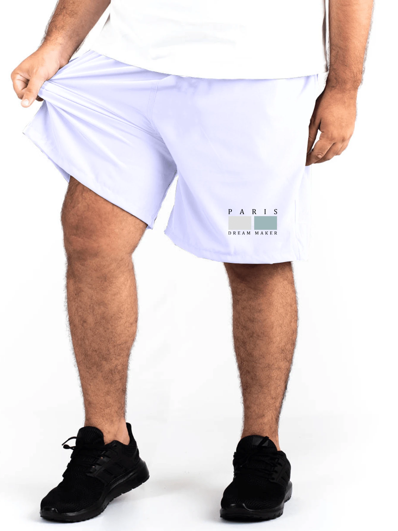 Men Beach Shorts - 白色 - 查看 1