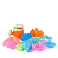 1入組兒童沙灘玩具套裝-大鏟子、沙灘桶、沙漏、挖掘工具，戶外遊玩沙灘套裝，顏色隨機 - 彩色 - 查看 8