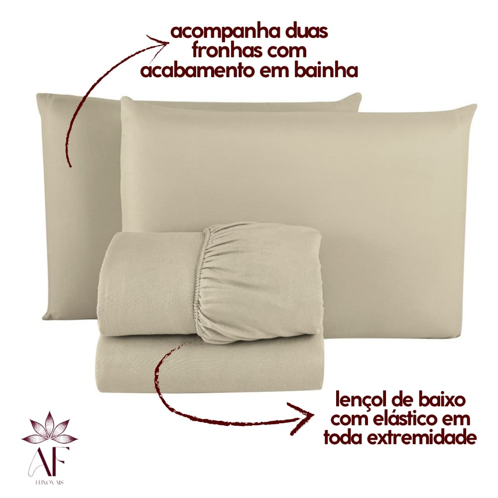 Sheet Sets With Pillowcases - Màu be - Xem 1