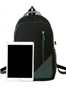 Sacs à dos de mode pour hommes, sac à dos de grande capacité, grand sac de transport portable avec sac à dos de randonnée en nylon, grand sac à dos, sac d'été, accessoires de vacances, accessoires de voyage pour le camping en week-end, les loisirs extérieurs, les vacances, les déplacements, l'école, le lycée, le collège, casual, minimaliste, cadeaux personnalisés, cadeaux pour hommes, cadeaux pour petit ami, cadeaux pour père, cadeaux pour étudiant, étudiant universitaire, étudiant de terminal, étudiant de collège, ado, fournitures scolaires, sac à dos de voyage, sac décontracté, sac à dos d'école, sac pour les livres, sac d'école, trousse, cadeaux d'Halloween pour hommes, cadeaux de Noël, sac pour hommes, sac de voyage, sac d'hiver, cadeaux de Noël - Noir - Voir 4