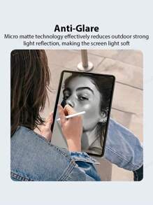 2 Pcs Like Paper Screen Protector Film Matte PET Painting Write Compatible With IPad Gift For Birthday, Family, Friends Pad Screen Protector, Pad Accessories Waterproof Shockproof Anti-Fall Anti-Fall Scratch Resistant Anti-Fingerprint Full Cover - 2 PCS - View 8