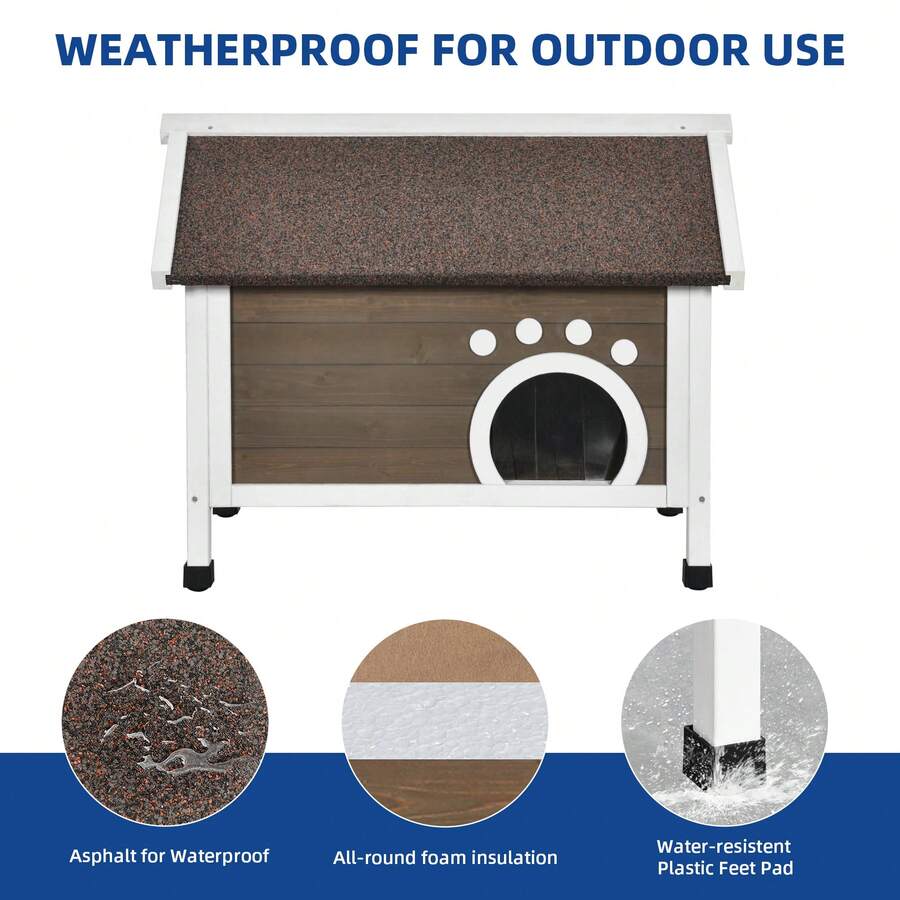 Outdoor Cat House Feral Cat Shelter Large Indoor Kitty Houses With