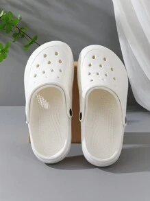 Zomer holle pantoffels voor dames en heren, koppels binnen- en buitenpantoffels voor thuisgebruik, antislip- en geurbestendige pantoffels voor herenstrand, holle ademende huispantoffels voor dames, EVA-pantoffels voor koppels voor dames en heren, zomerslippers voor dames, heren en heren Outdoorsandalen voor dames
