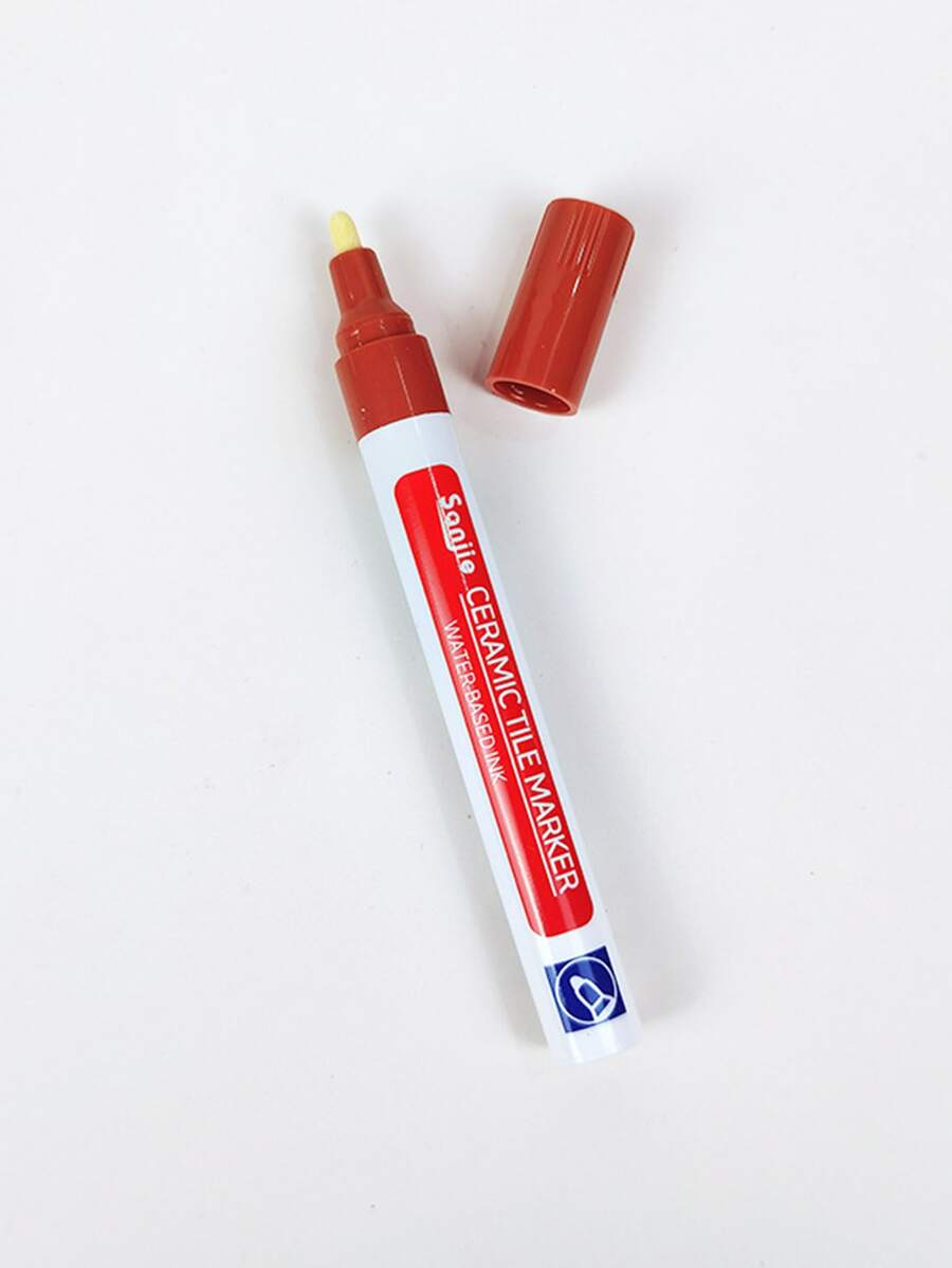 陶瓷磁磚美縫筆，浴室牆地磁磚美縫變色筆，維修和防霉 - 棕色 - 查看 1