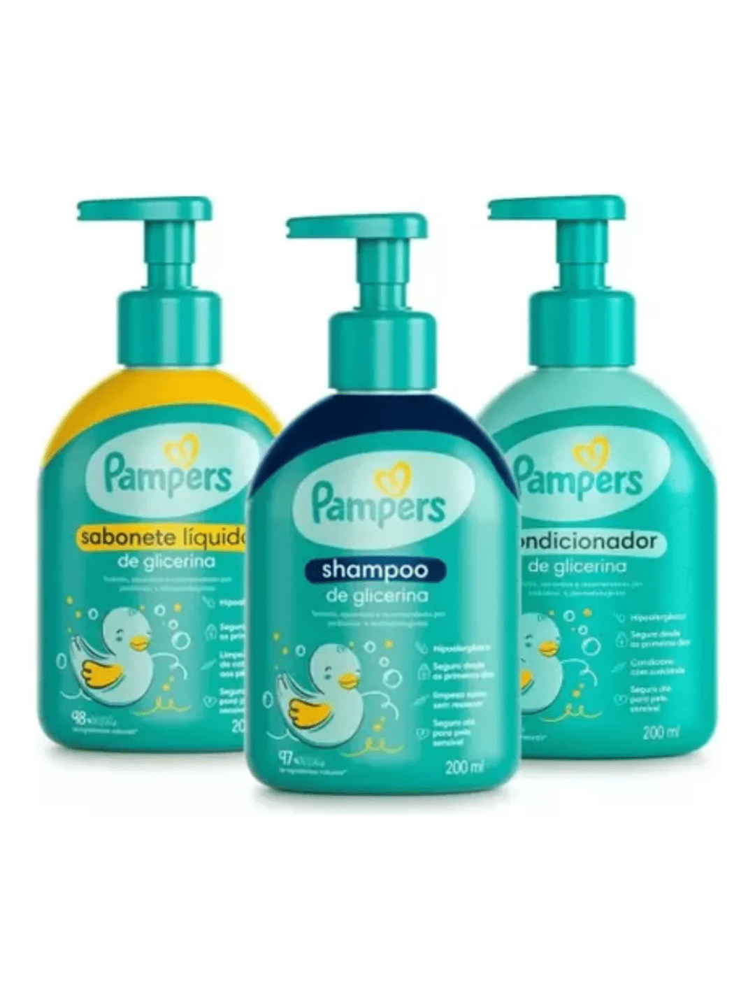 [BESTSELLER] Kit Pampers 3x1 Aprovado Dermatologicamente 🛁