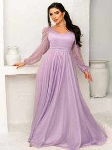 Bridesmaid Dresses - Lilac Purple - View 1