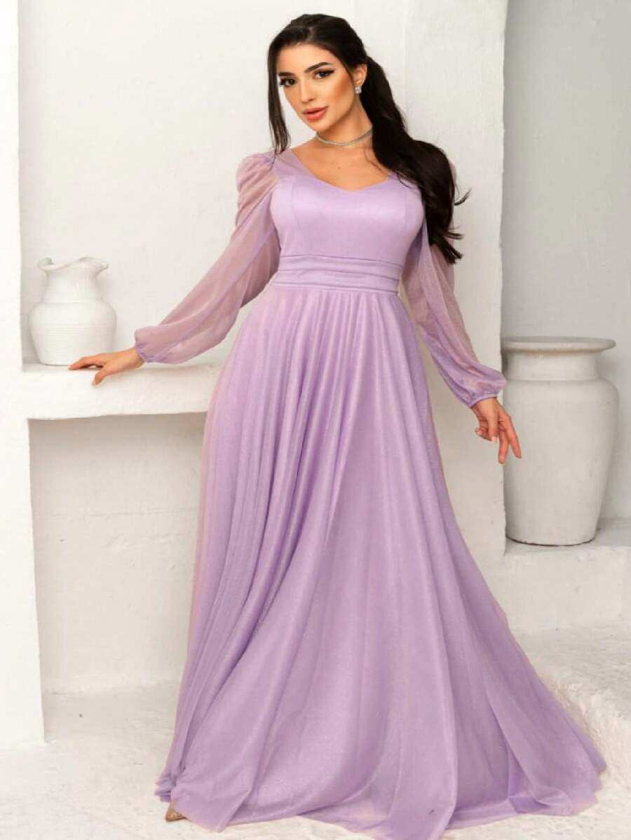 Bridesmaid Dresses - Lilac Purple - View 1