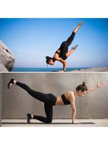 6 Calcetines Yoga Antiderrapantes Pilates Danza Mujer Yoga para Mujeres y Hombres Calcetas Pilates Antiderrapantes Zapatos de Yoga para Ejercicios Calcetines para Trampolín con Adulto Yoga Socks para Ballet Descalzo y Hospital - Multicolor - Ver 7