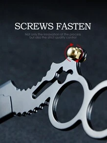 雙指環手動摺疊理髮剃刀架油頭造型修面刮鬍刀 - 黑色 - 查看 4